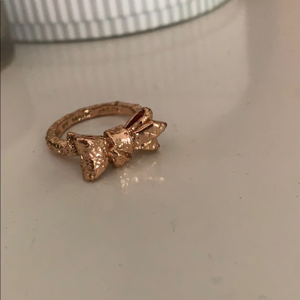 Marc by Marc Jacobs rose gold bow ring